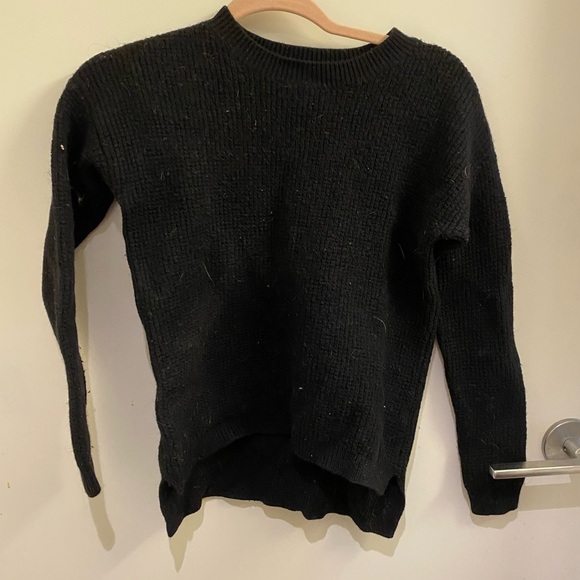 Wilfred black knit crew neck sweater - Picture 1 of 3